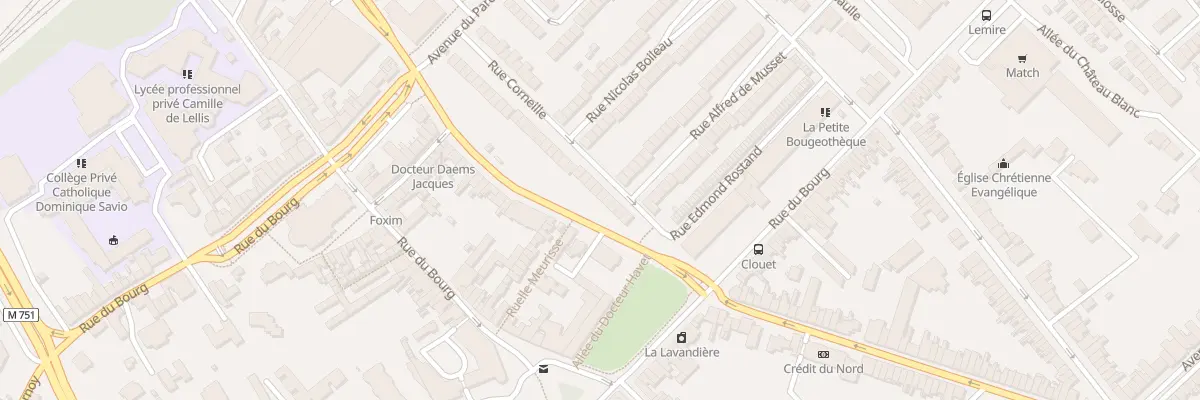 Plan du 50 Rue Corneille à Lambersart