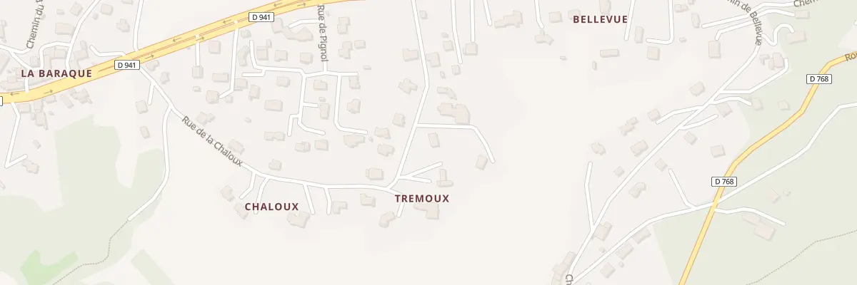 Plan du 28 Rue de la Chaloux à Orcines