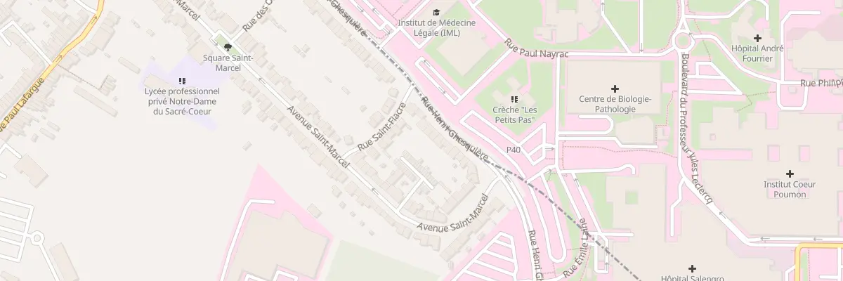 Plan du 74 Rue Henri Ghesquière à Loos