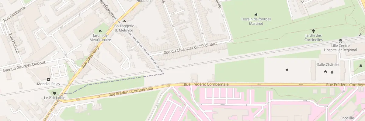 Plan du 43 Rue Cheva de l’Espinard à Lille