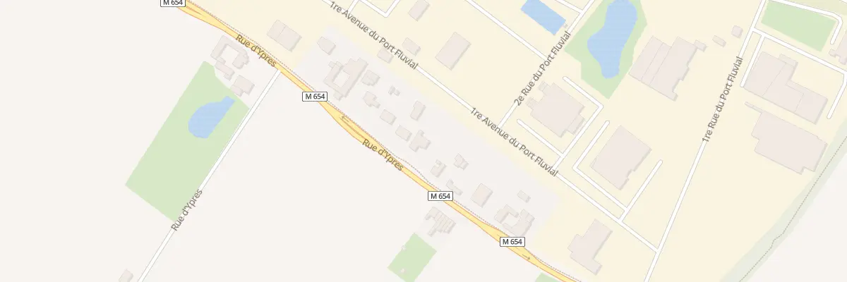 Plan du 2630 Rue d’Ypres à Wambrechies