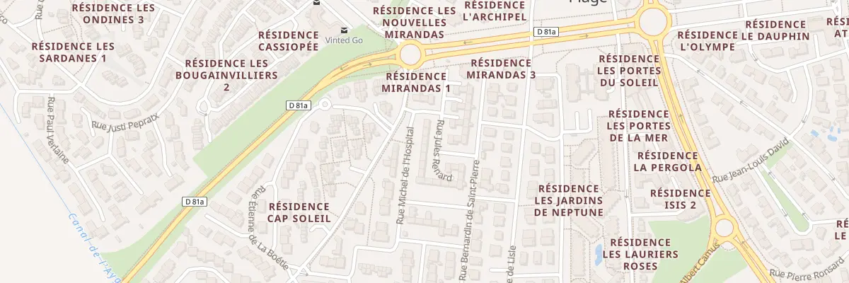 Plan du 8 Rue Jules Renard à Saint-Cyprien