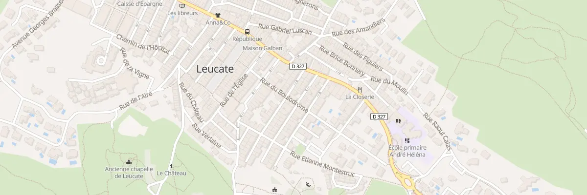 Plan du 11 Rue de la Prud Homie à Leucate