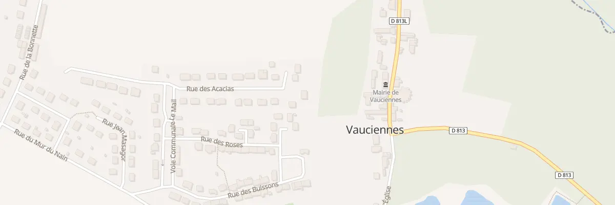 Plan du 20 Rue des Acacias à Vauciennes