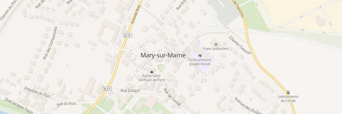 Plan du 11 Rue de l’Eglise à Mary-sur-Marne