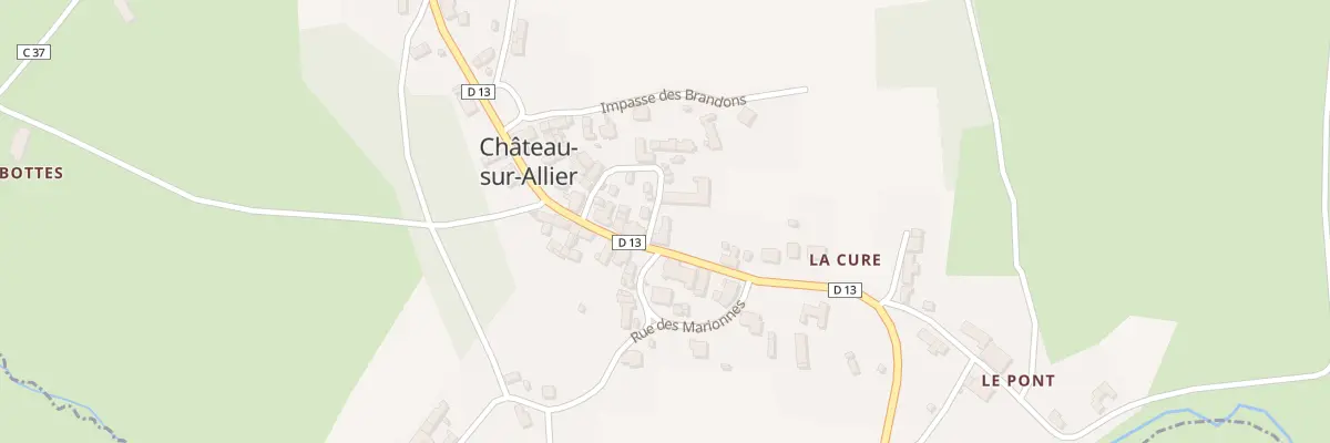 Plan du 5046 Le Bourg à Château-sur-Allier
