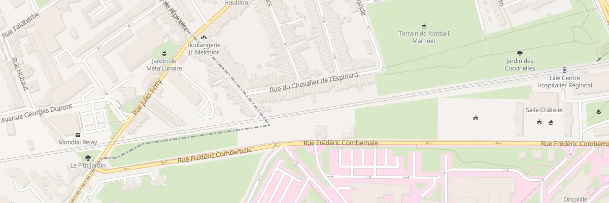 Plan du 41 Rue Cheva de l’Espinard à Lille
