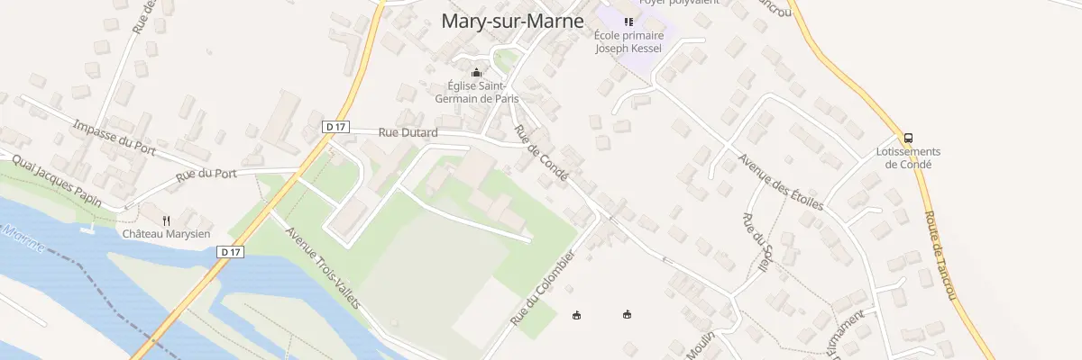 Plan du 6 Rue de Conde à Mary-sur-Marne