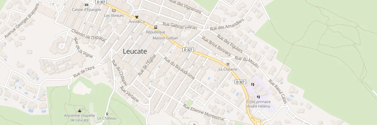 Plan du 5 Rue de la Prud Homie à Leucate