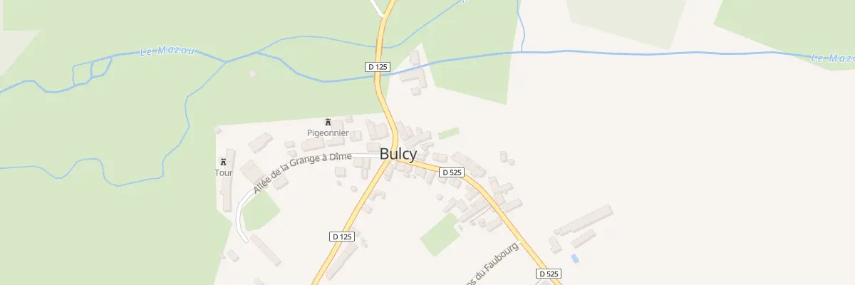Plan du 1 Rte de la Vallée Bertin à Bulcy
