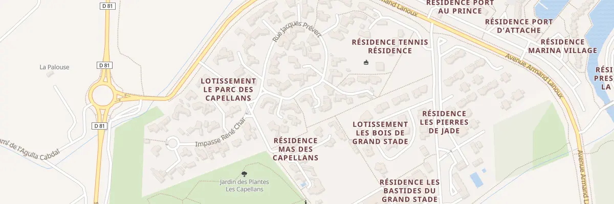 Plan du 13 Rue Jacques Prévert à Saint-Cyprien
