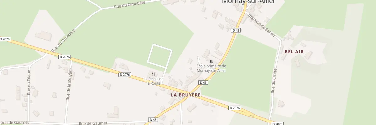 Plan du 13 Rue des Ecoles à Mornay-sur-Allier