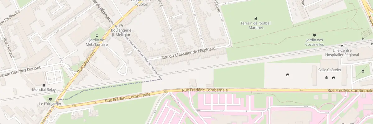 Plan du 37 Rue Cheva de l’Espinard à Lille