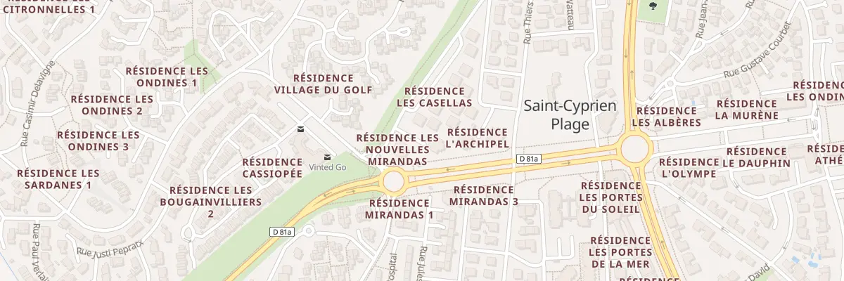 Plan du 9001 Res Les Nouvelles Mirandas à Saint-Cyprien