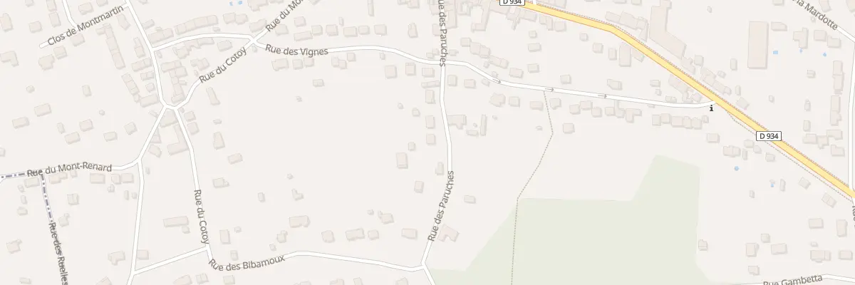 Plan du 160 Rue des Paruches à Mouroux