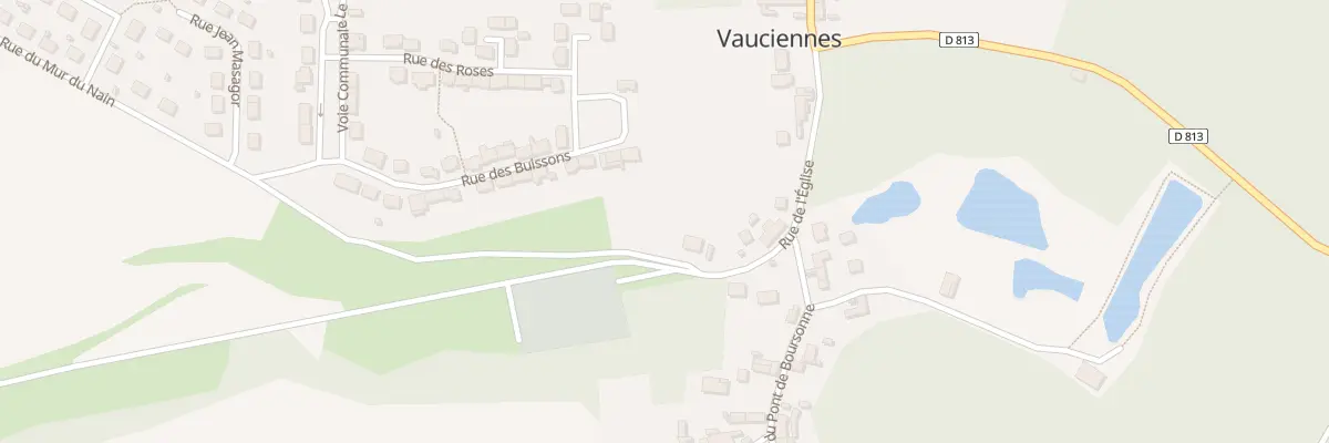 Plan du 2 Rue de l’Eglise à Vauciennes