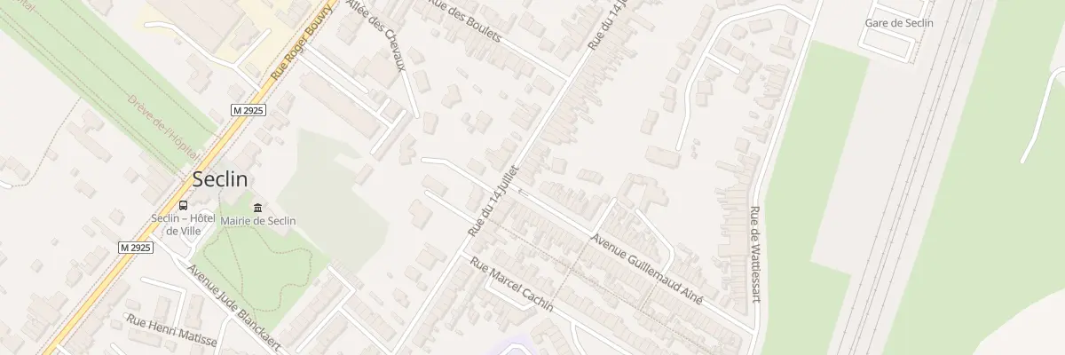 Plan du 149 Rue du Quatorze Juillet à Seclin