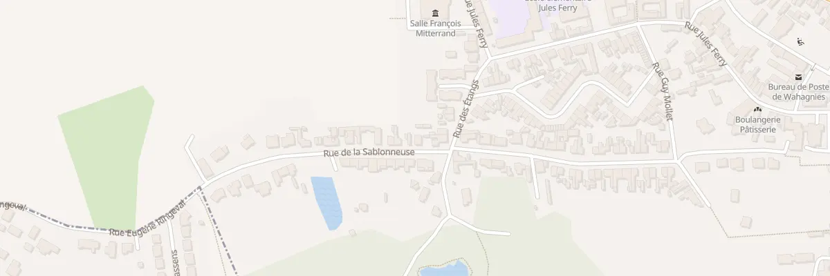 Plan du 38 Rue de la Sablonneuse à Wahagnies