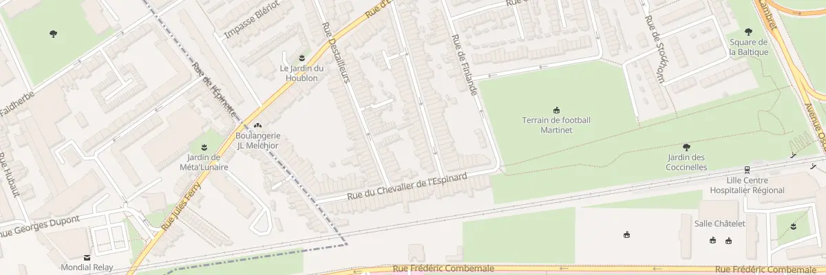 Plan du 54 Rue de Cronstadt à Lille