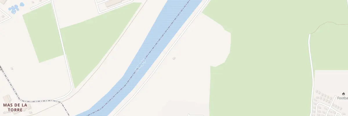 Plan du 8 Camps de la Ribera à Torreilles