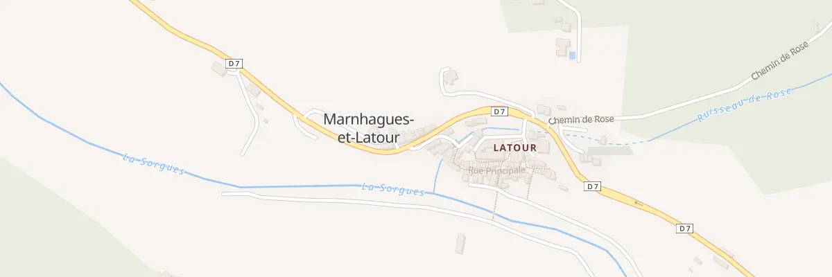 Plan du 5005 Latour à Marnhagues-et-Latour