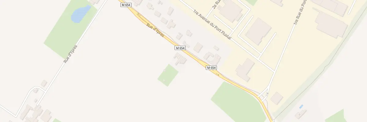 Plan du 2555 Rue d’Ypres à Wambrechies