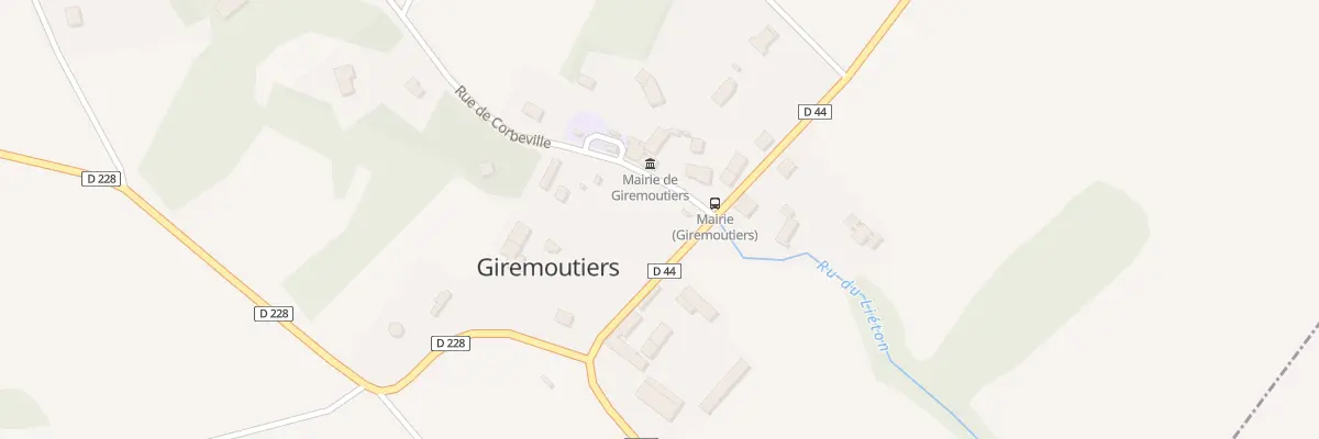 Plan du 3B Rue de Pierrelevée à Giremoutiers