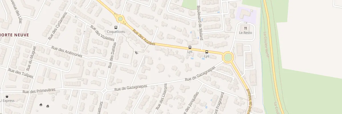 Plan du 18 Rue des Azalées à Narbonne
