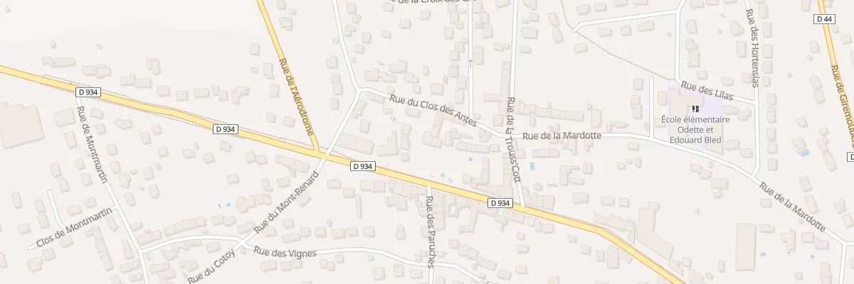 Plan du 1038B Av du Général de Gaulle à Mouroux