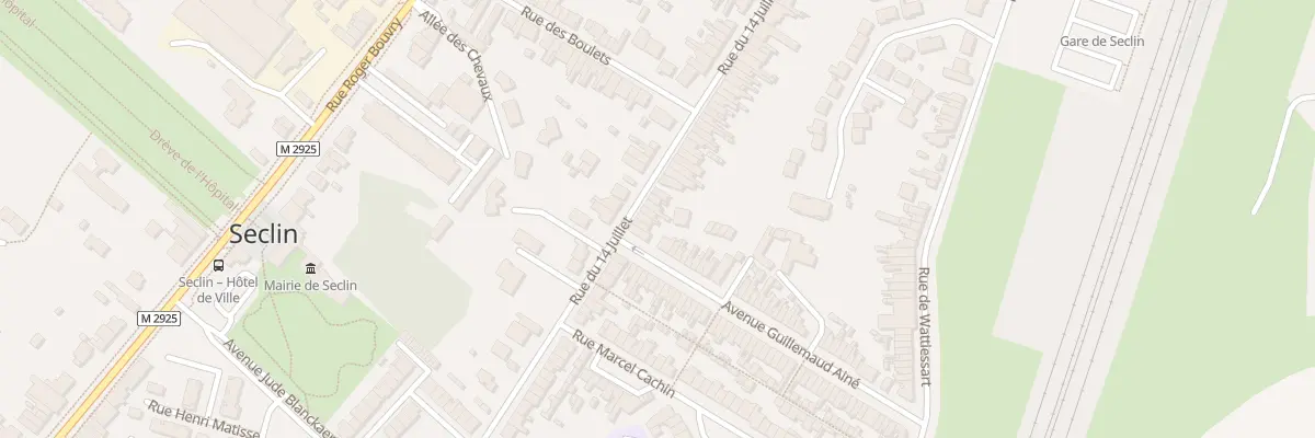 Plan du 145 Rue du Quatorze Juillet à Seclin
