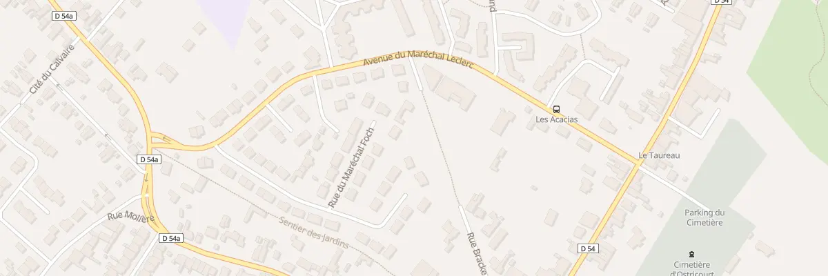 Plan du 473 Rue du Marechal Foch à Ostricourt