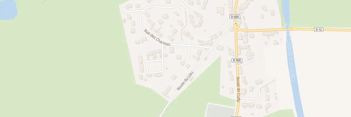 Plan du 6 Rue des Charmes à Cours-les-Barres