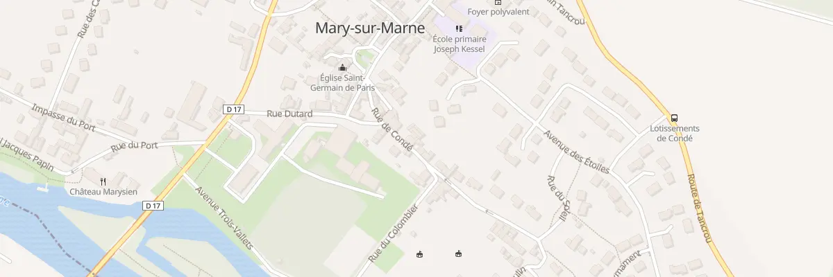 Plan du 13 Rue de Conde à Mary-sur-Marne