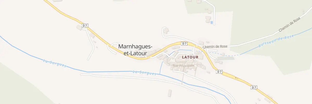 Plan du 5007 Latour à Marnhagues-et-Latour