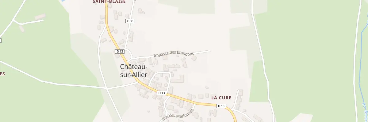 Plan du 5081 Le Bourg à Château-sur-Allier