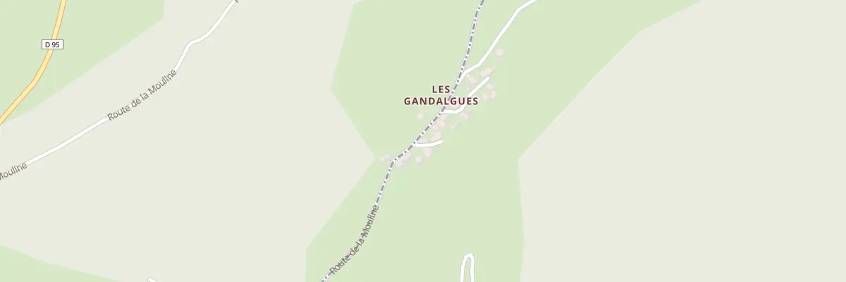 Plan du 5126 Les Gandalgues à Pomayrols