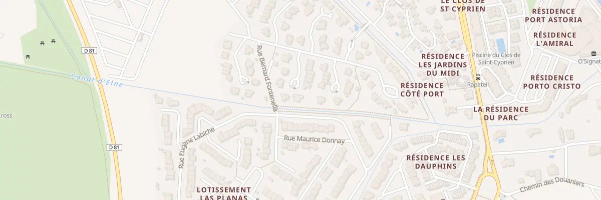 Plan du 2 Rue Fustel de Coulanges à Saint-Cyprien