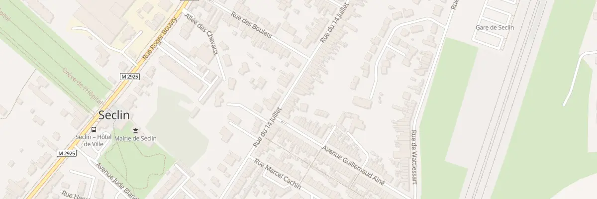 Plan du 139 Rue du Quatorze Juillet à Seclin
