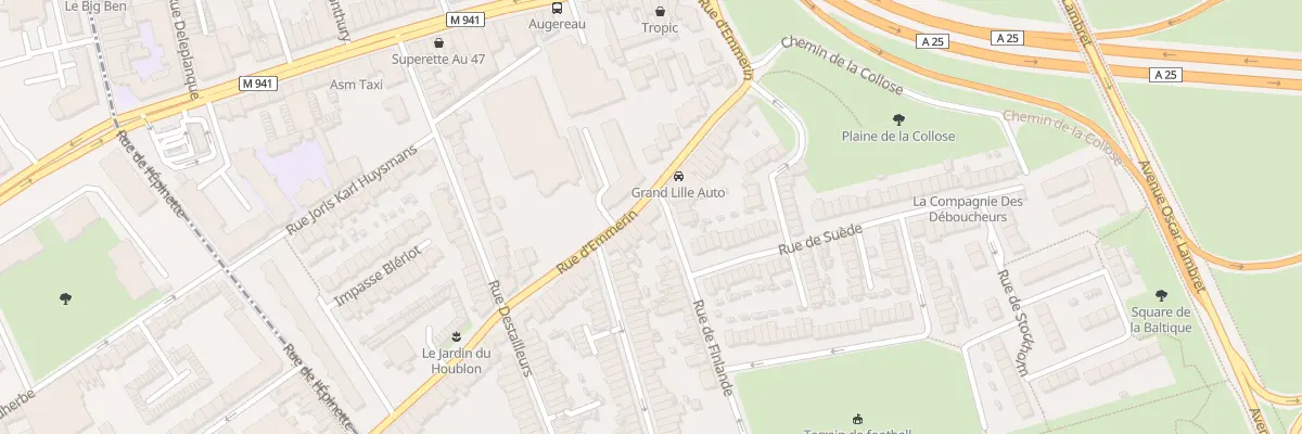 Plan du 53 Rue d’Emmerin à Lille