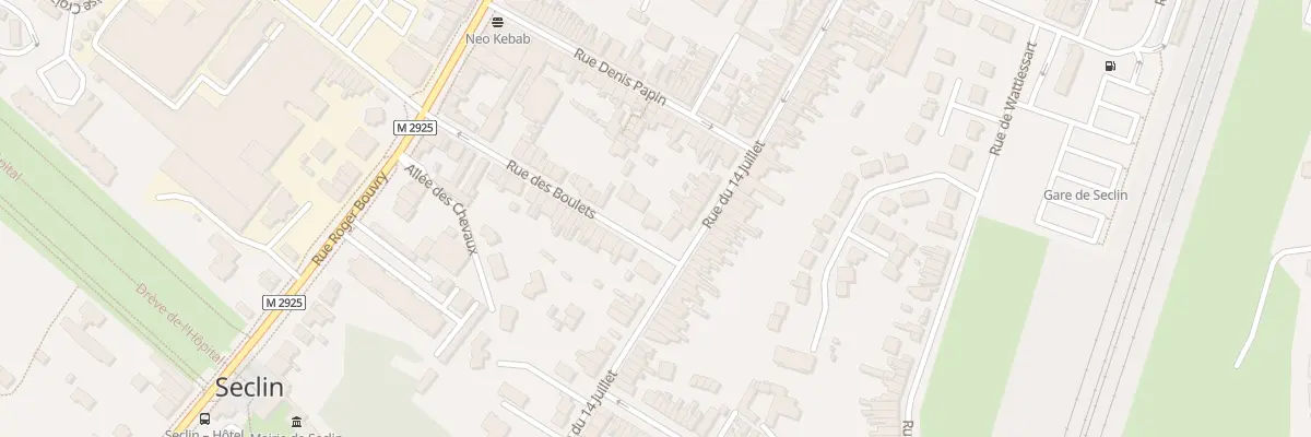 Plan du 19B Rue des Boulets à Seclin