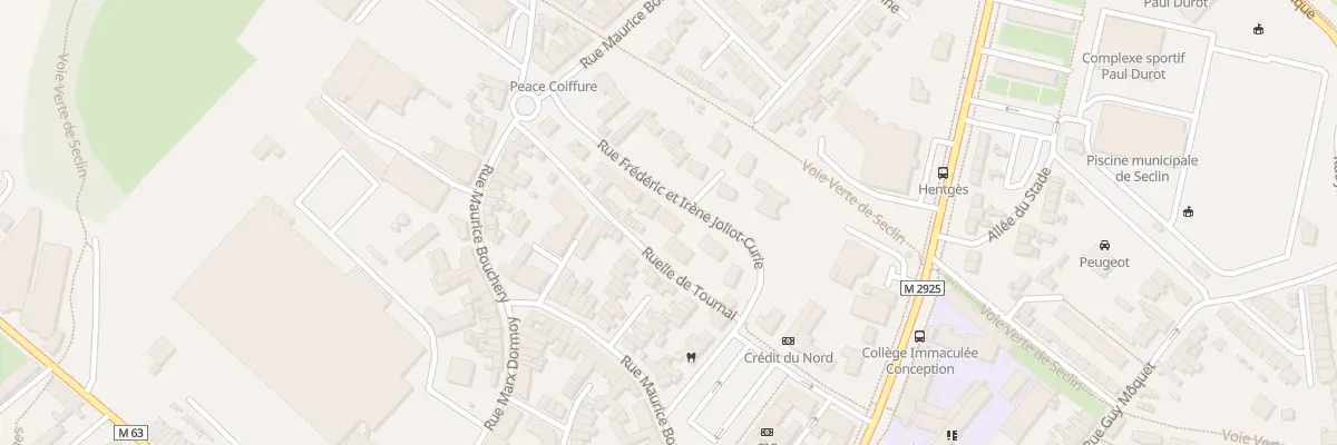 Plan du 1T Rue Joliot Curie à Seclin