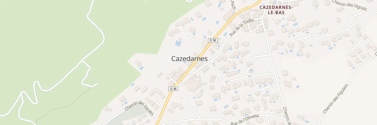 Plan du 87 Av des Deux Fontaines à Cazedarnes