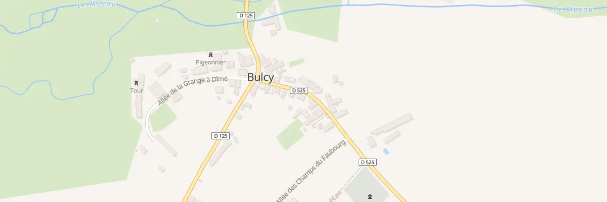 Plan du 10 Rte de la Vallée Bertin à Bulcy