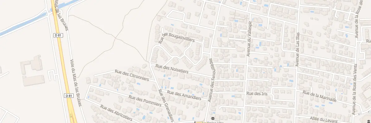 Plan du 34 Rue des Lauriers Roses à Sainte-Marie-la-Mer