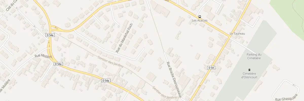 Plan du 535 Rue du Onze Novembre à Ostricourt