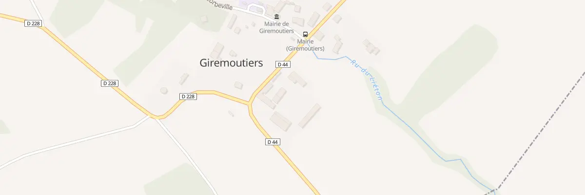 Plan du 2 Rue de Pierrelevée à Giremoutiers
