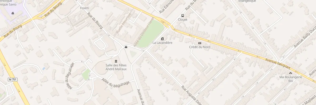 Plan du 190 Rue du Bourg à Lambersart