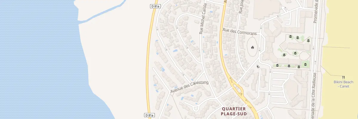 Plan du 45 Rue Miailhes à Canet-en-Roussillon