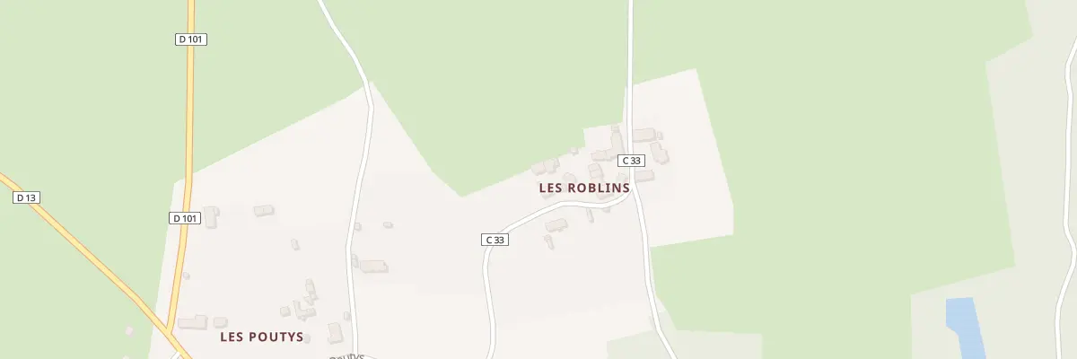 Plan du 1 Les Roblins à Château-sur-Allier