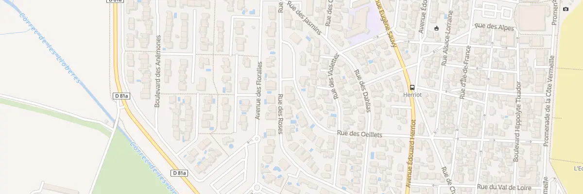 Plan du 25 Rue des Roses à Canet-en-Roussillon